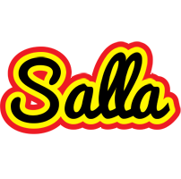 Salla flaming logo