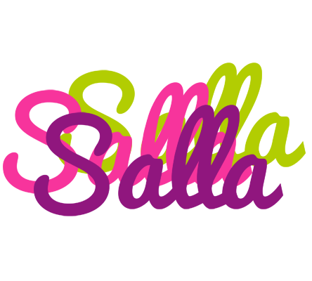 Salla flowers logo