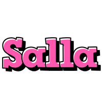 Salla girlish logo