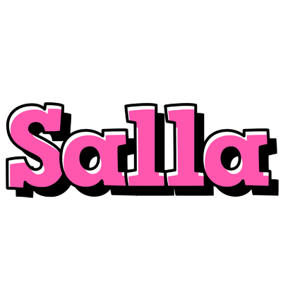 Salla girlish logo