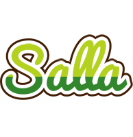 Salla golfing logo