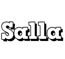 Salla snowing logo