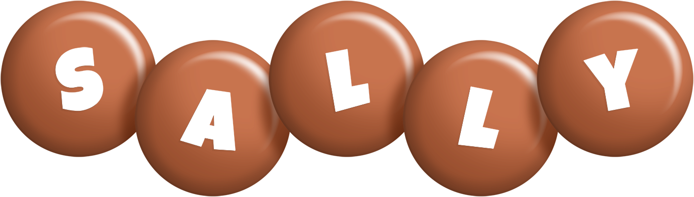 Sally candy-brown logo