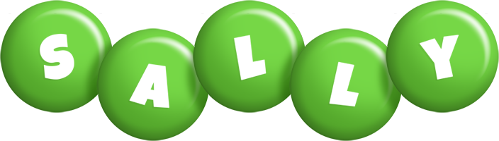 Sally candy-green logo