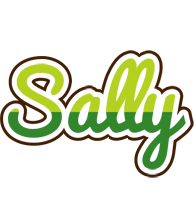 Sally golfing logo