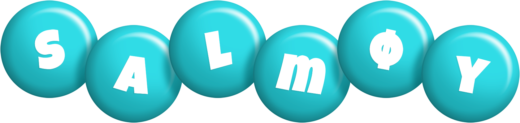 Salmøy candy-azur logo