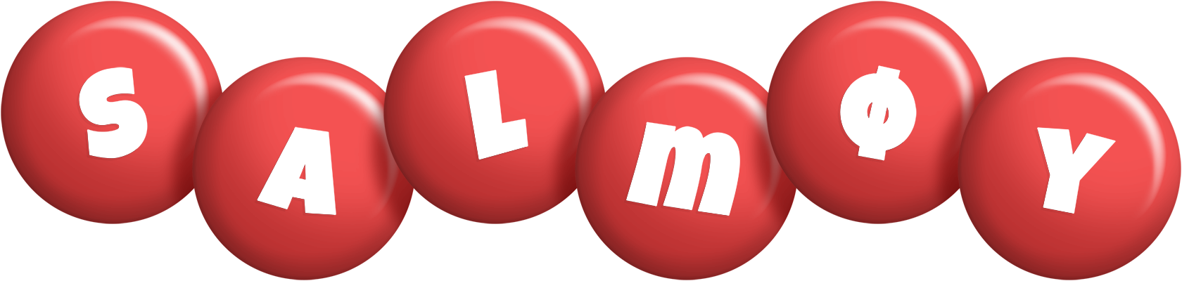 Salmøy candy-red logo