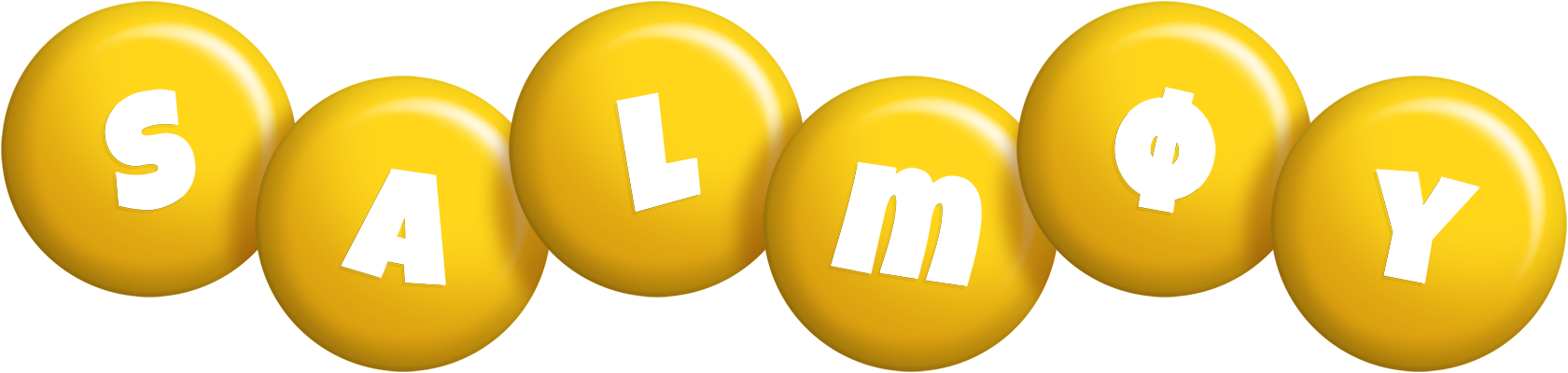 Salmøy candy-yellow logo