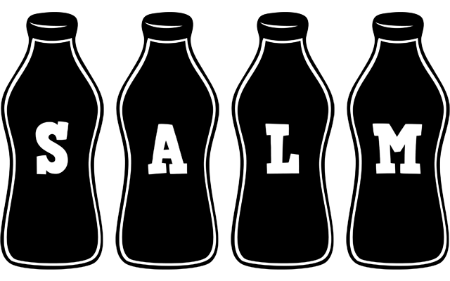 Salm bottle logo