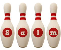 Salm bowling-pin logo