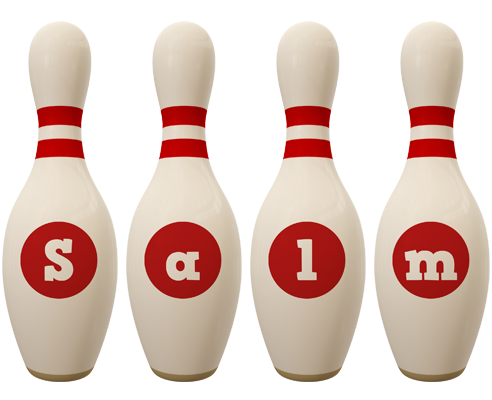 Salm bowling-pin logo