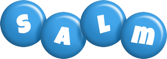 Salm candy-blue logo