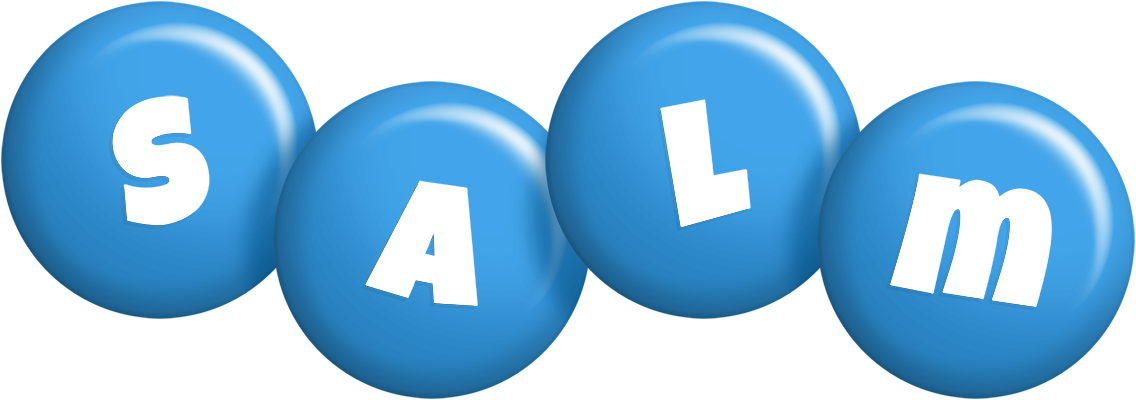 Salm candy-blue logo