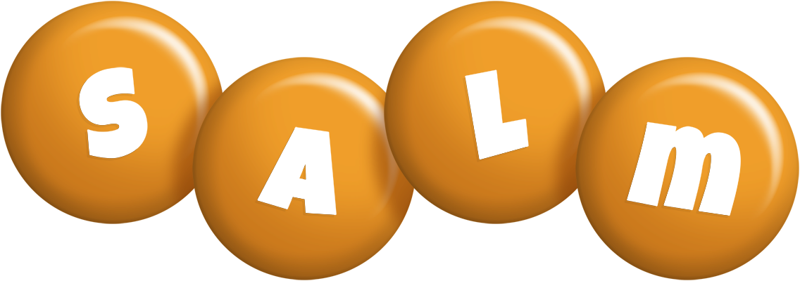 Salm candy-orange logo