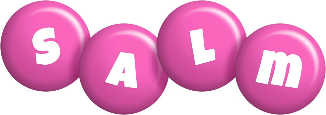 Salm candy-pink logo