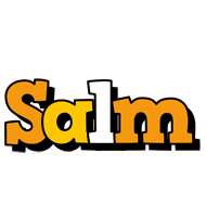 Salm cartoon logo