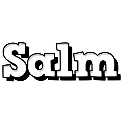 Salm snowing logo