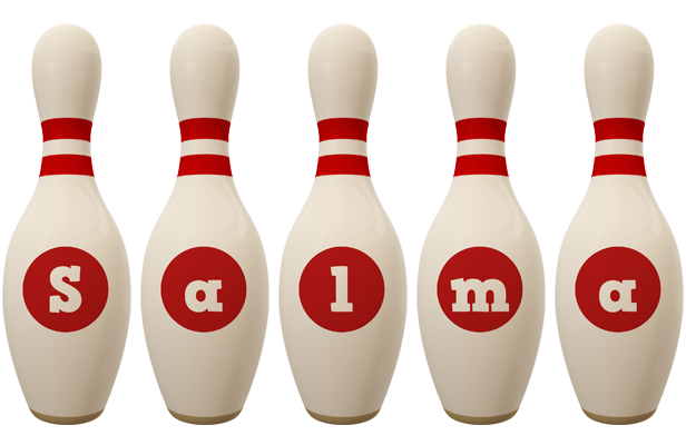 Salma bowling-pin logo