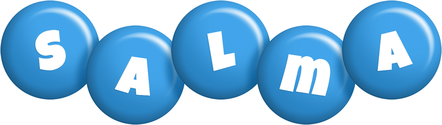 Salma candy-blue logo