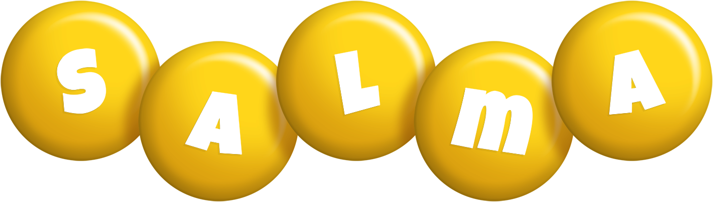 Salma candy-yellow logo