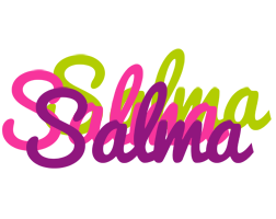 Salma flowers logo