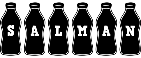 Salman bottle logo