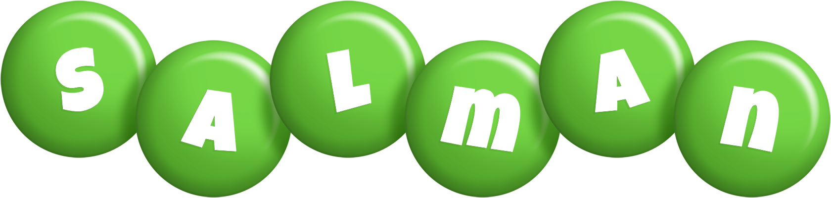 Salman candy-green logo
