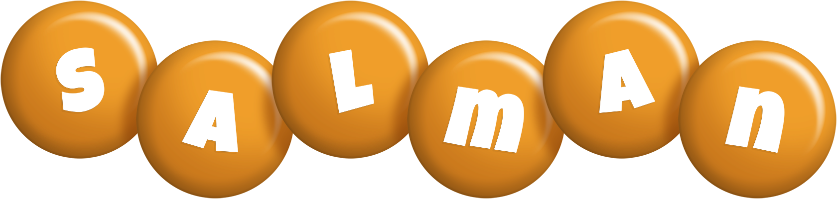 Salman candy-orange logo