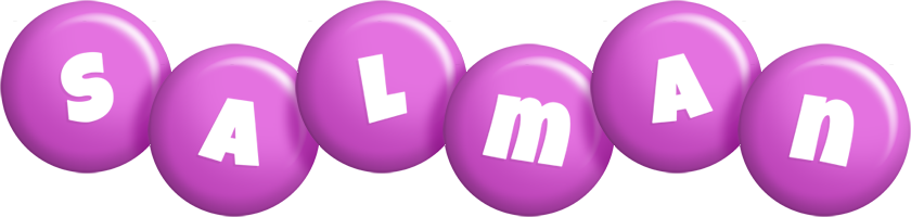 Salman candy-purple logo