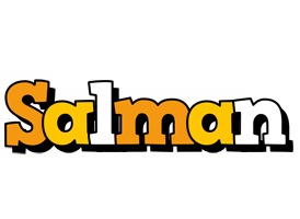 Salman cartoon logo