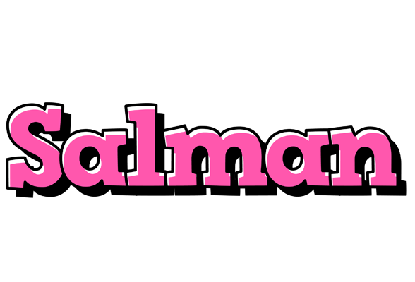 Salman girlish logo