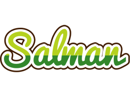 Salman golfing logo