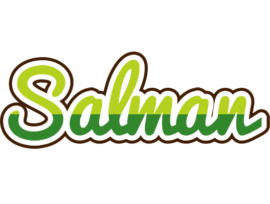 Salman golfing logo