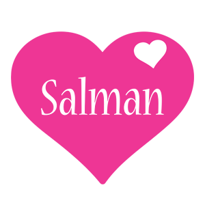 Salman love-heart logo