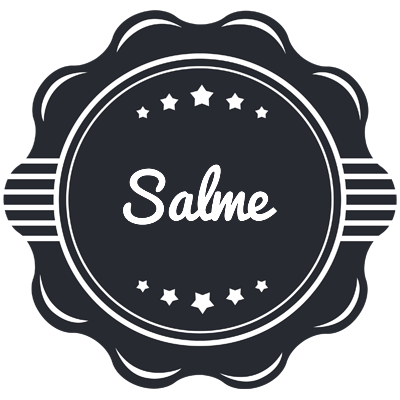 Salme badge logo