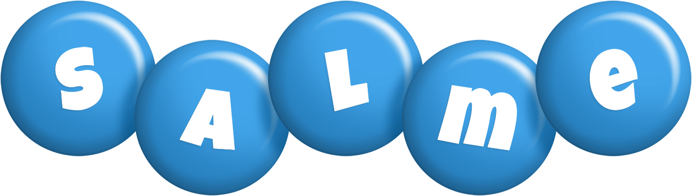Salme candy-blue logo