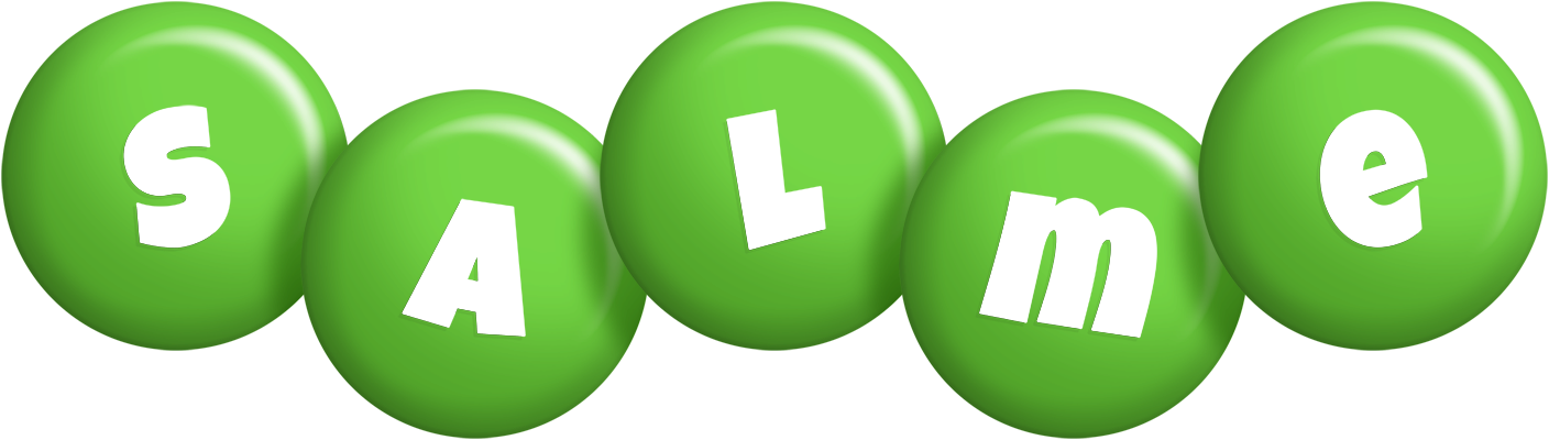 Salme candy-green logo
