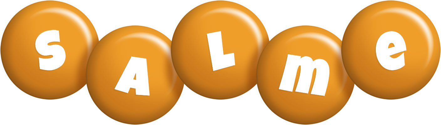 Salme candy-orange logo