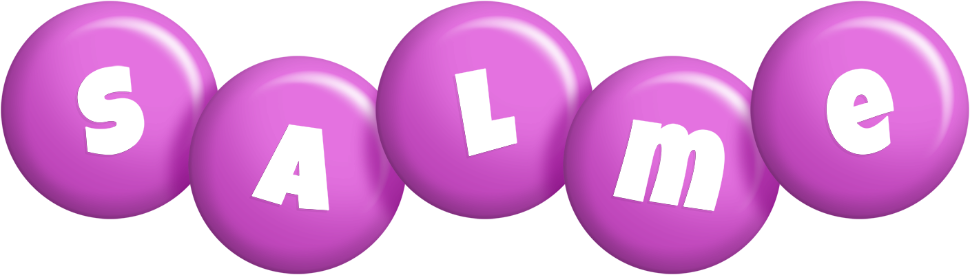 Salme candy-purple logo