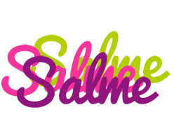 Salme flowers logo