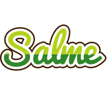 Salme golfing logo