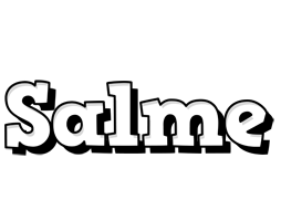 Salme snowing logo