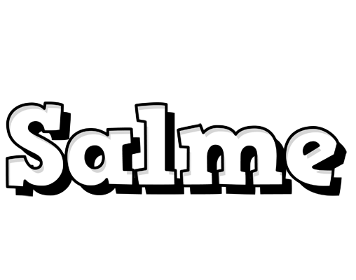 Salme snowing logo