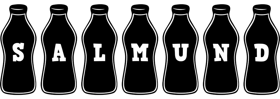 Salmund bottle logo