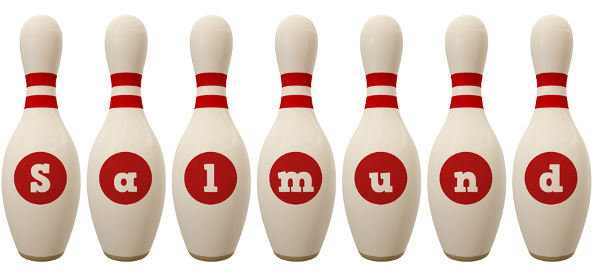 Salmund bowling-pin logo