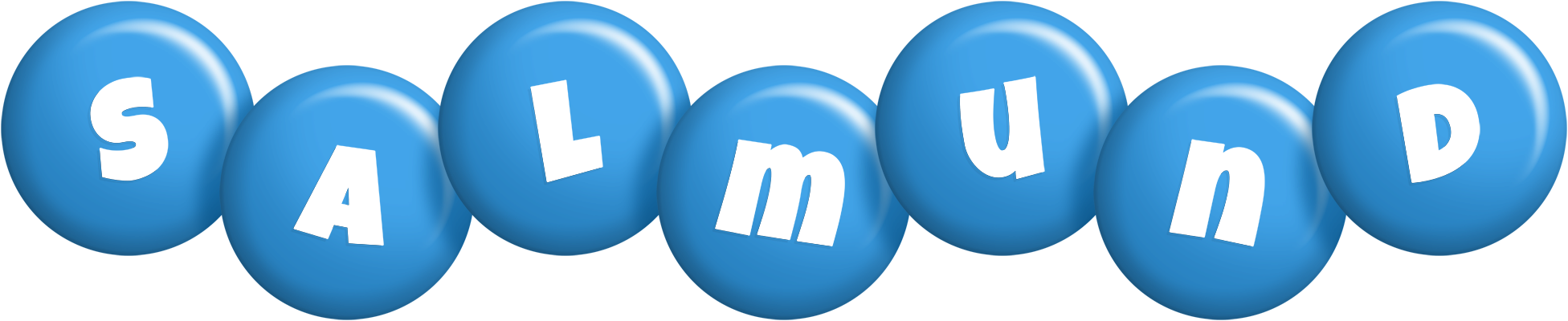 Salmund candy-blue logo