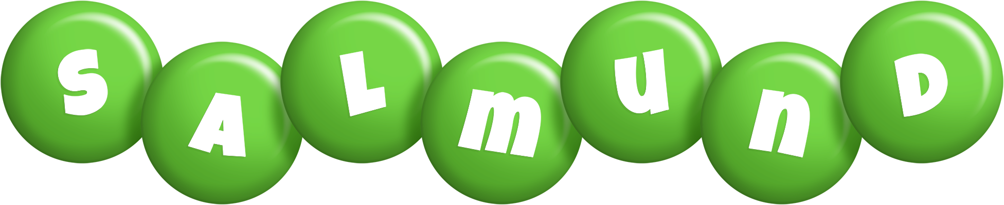Salmund candy-green logo