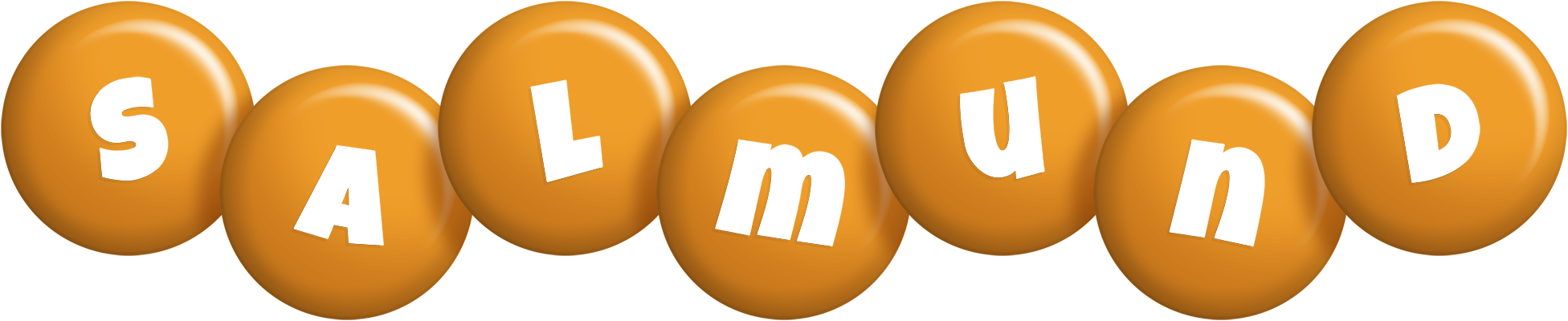 Salmund candy-orange logo
