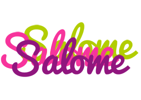 Salome flowers logo