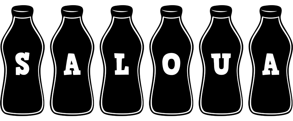 Saloua bottle logo